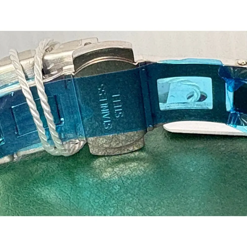New Dexcar Men's Stainless Steel Watch - Silver & Blue
